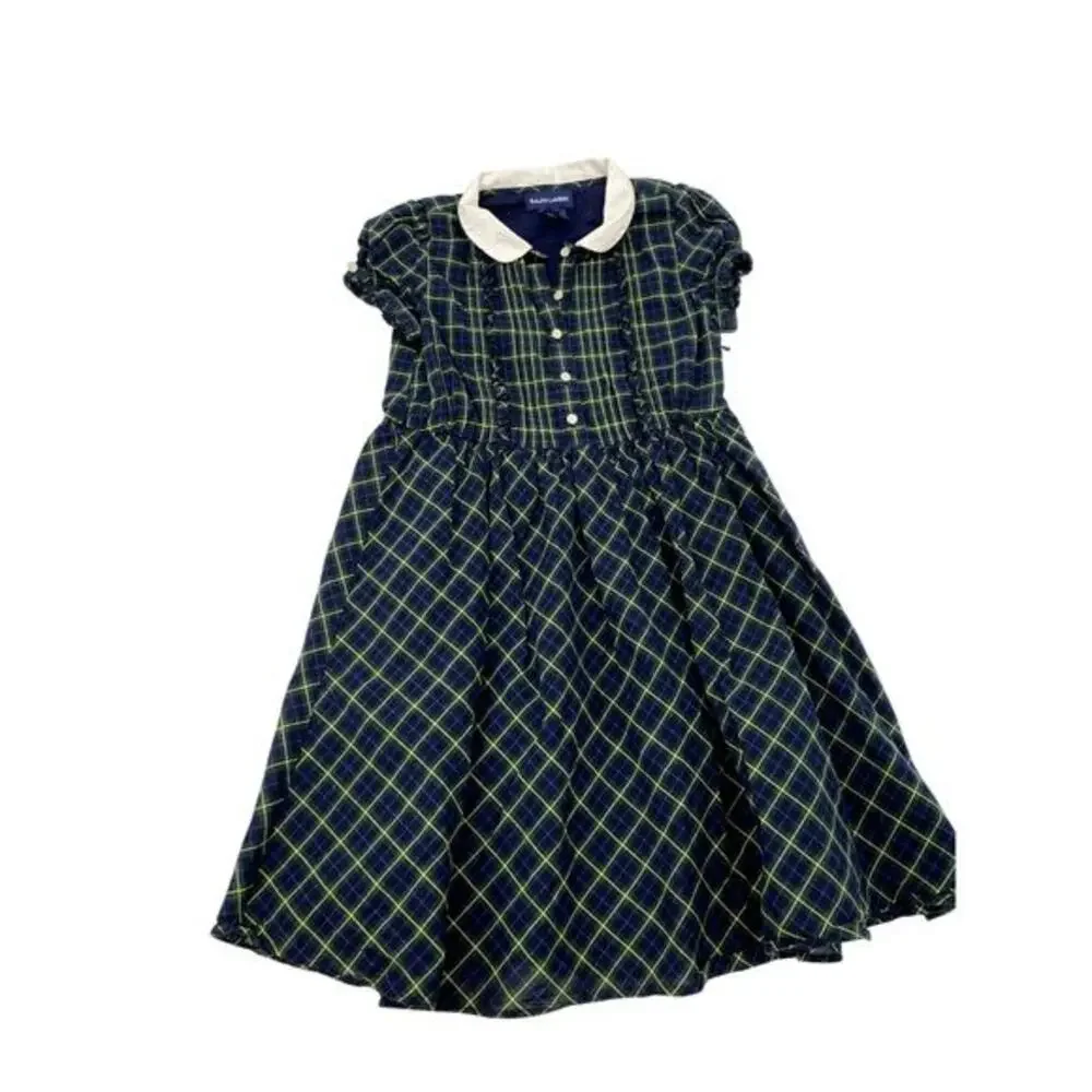 Ralph Lauren Plaid Girl's Dress‎